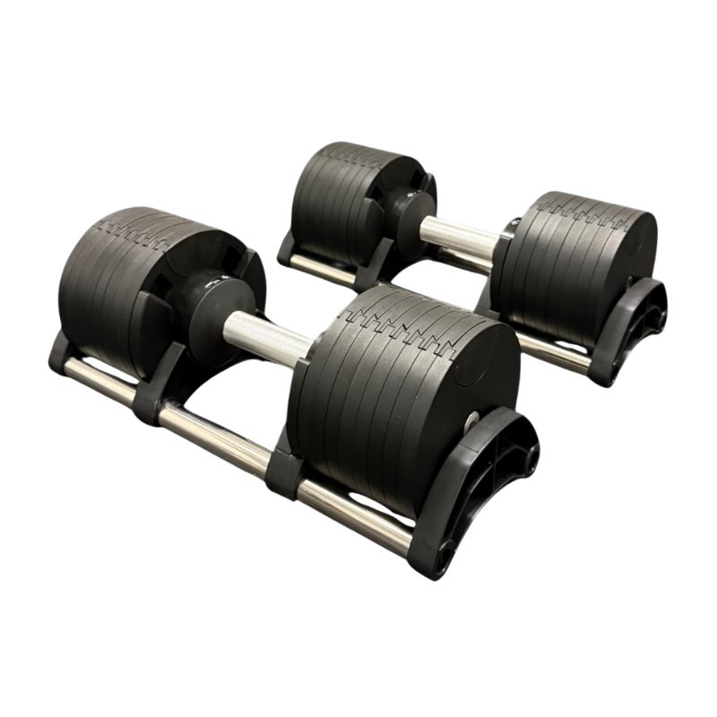 Adjustable dumbbells - black | muscle up