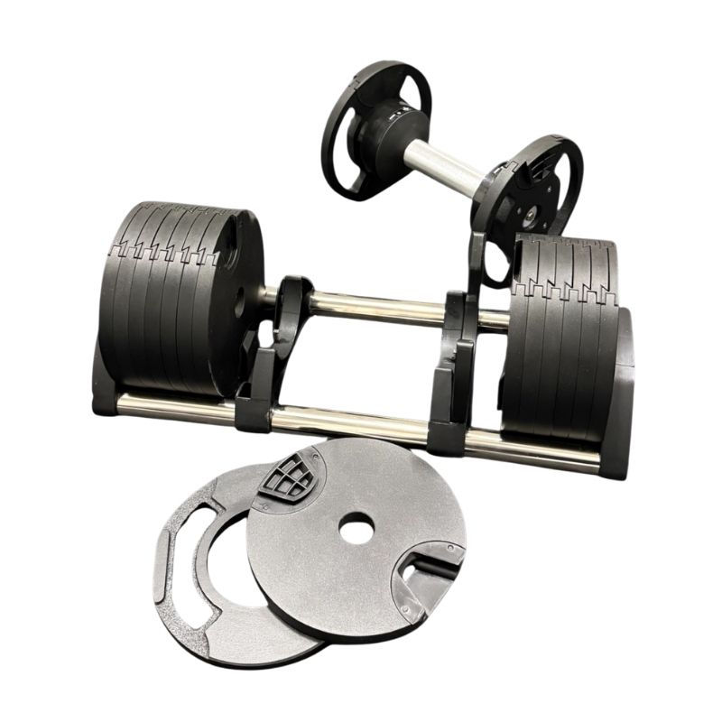 Adjustable dumbbells - black | muscle up