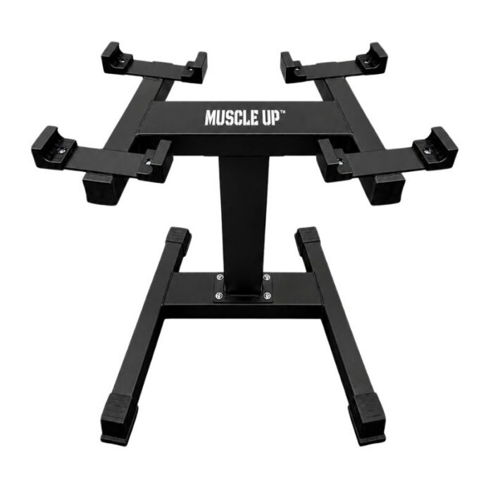 Adjustable dumbbell rack | muscle up