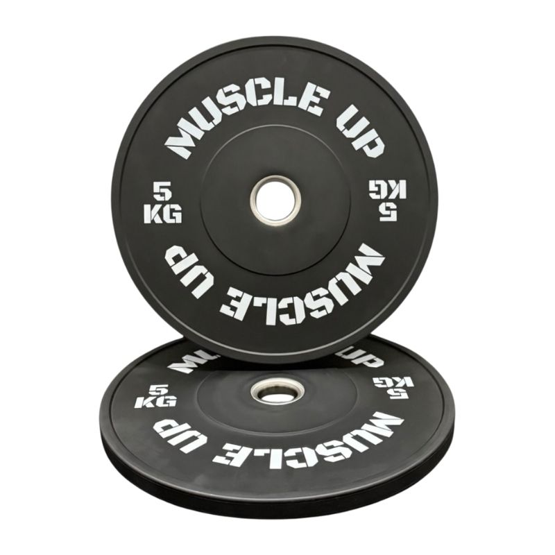 Black bumper plates | muscle up