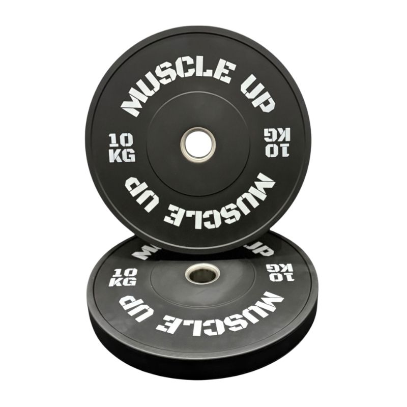 Black bumper plates | muscle up