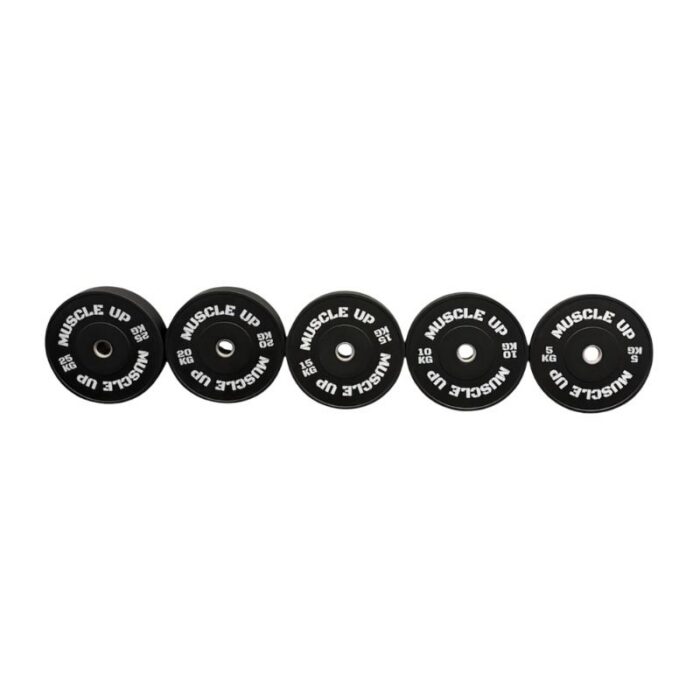 Black bumper plates | muscle up