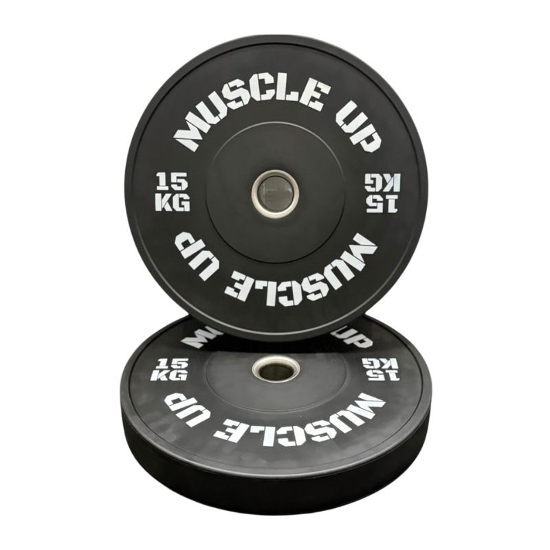 Black bumper plates | muscle up