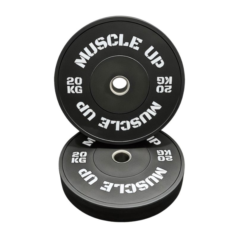 Black bumper plates | muscle up