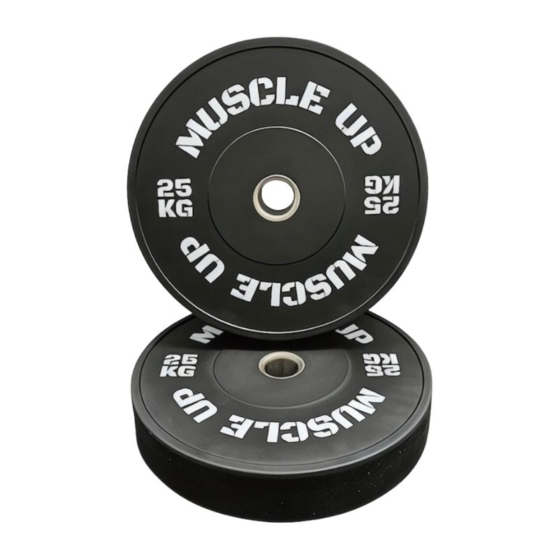 Black bumper plates | muscle up