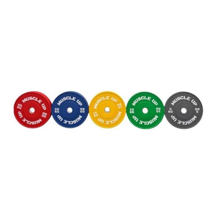 Colour bumper plates | muscle up