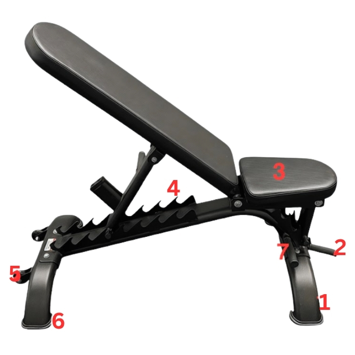 Adjustable Bench - Muscle Up